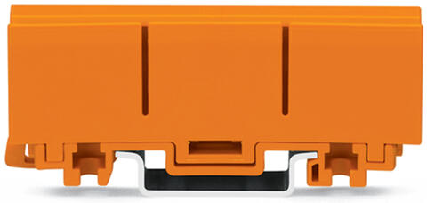 Adaptateur de fixation; pour bornes à 1 rangée et 2 rangées; Série 2273; pour montage sur rail 35/montage par vis; orange