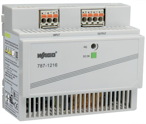 Alimentation à découpage primaire; Compact; monophasé; Tension de sortie 24 V DC; Courant de sortie 4,2A; LED DC OK