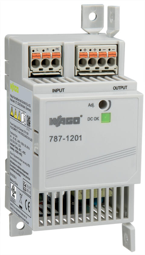 Alimentation à découpage primaire; Compact; monophasé; Tension de sortie 12 V DC; Courant de sortie 2,5 A; LED DC OK