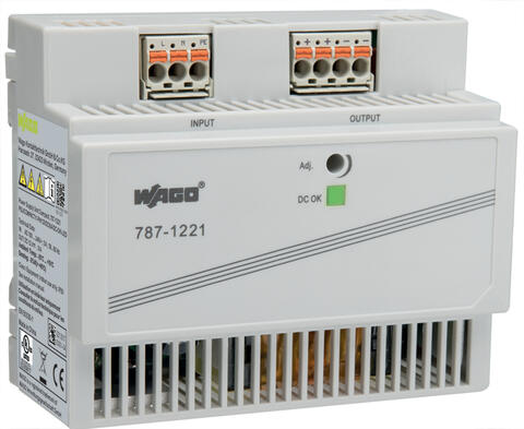 Alimentation à découpage primaire; Compact; monophasé; Tension de sortie 12 V DC; Courant de sortie 8 A; LED DC OK