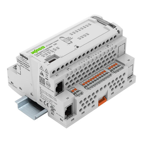 Compact Controller 100; 8DI 4DO 2AI 2AO 2NI1K/PT1K 1RS485; 2 x ETHERNET; SD