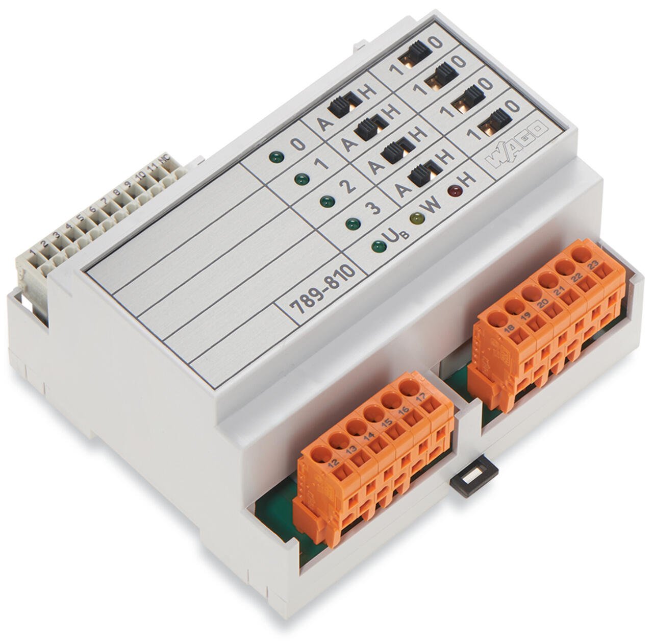 Manual operation module; 4 digital outputs; 1,50 mm²