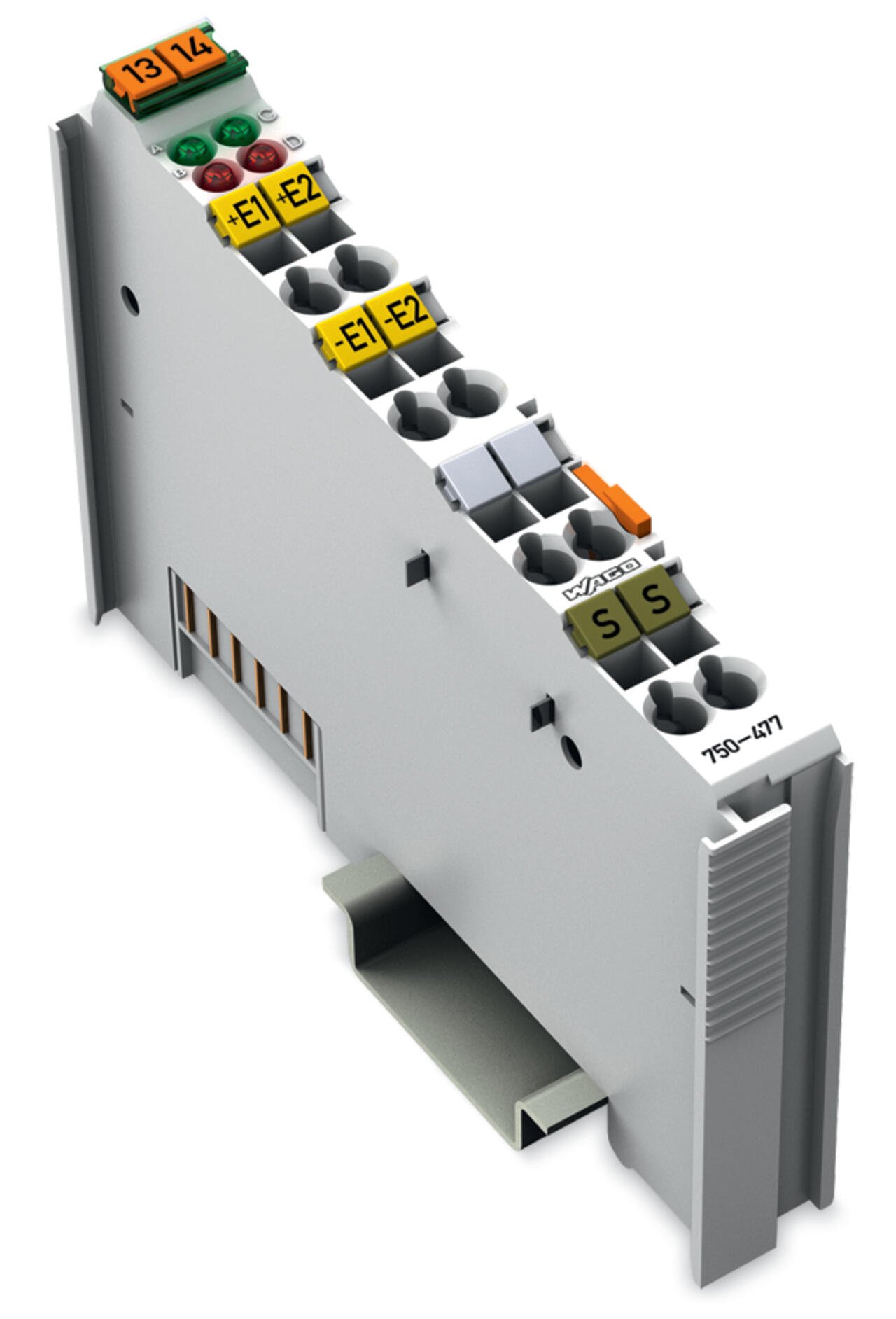 2-channel analog input; 0 … 10 V AC/DC; Differential input