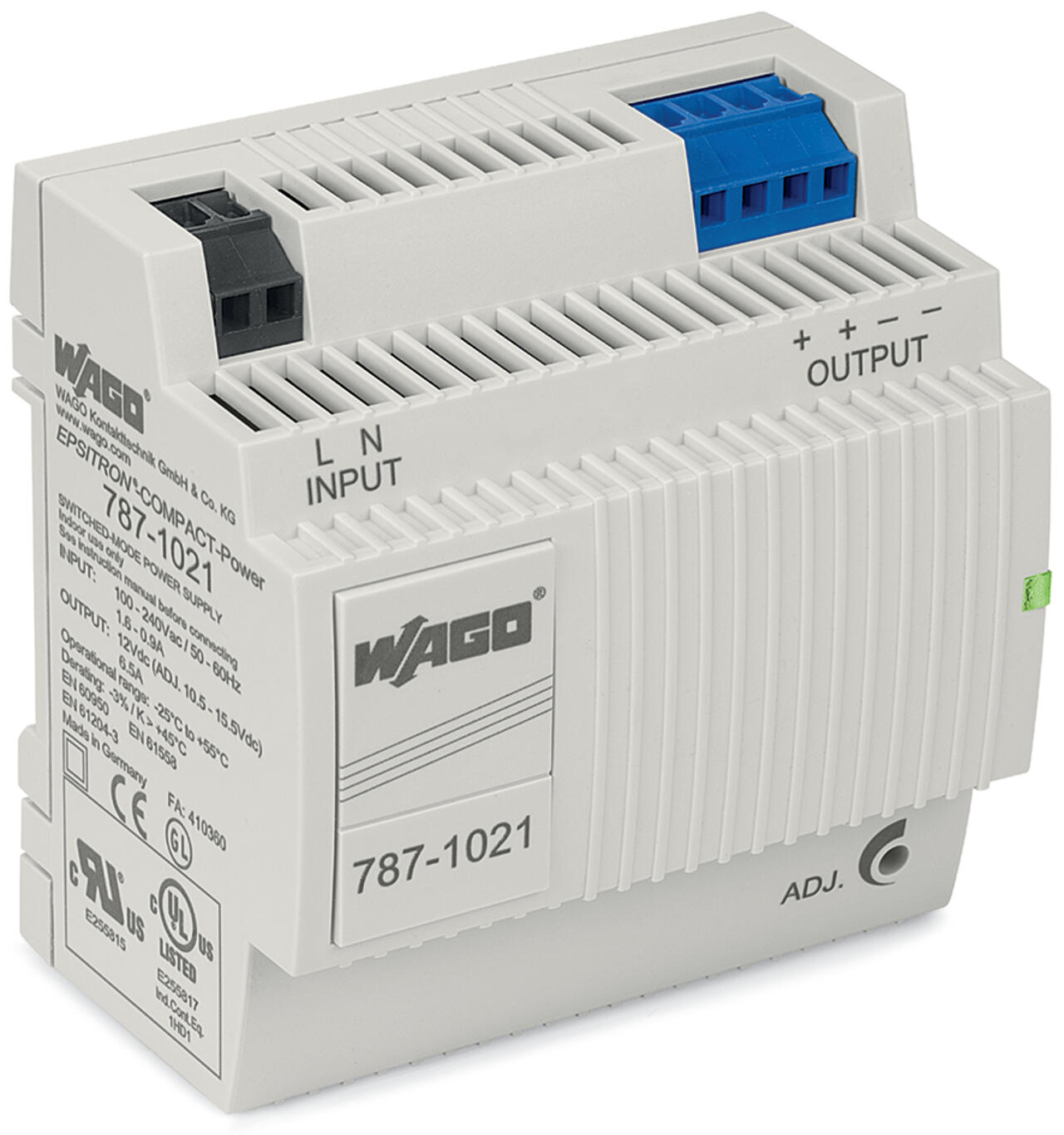 EPSITRON® COMPACT power supply; single-phase; output voltage 12 VDC; 6.5 A