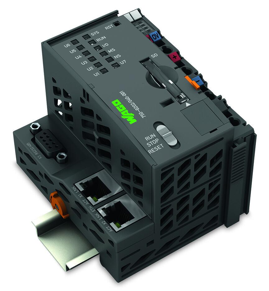 Controlador PFC200; 2 x ETHERNET, RS-232/-485; Tecnologia de comando remoto; Extreme