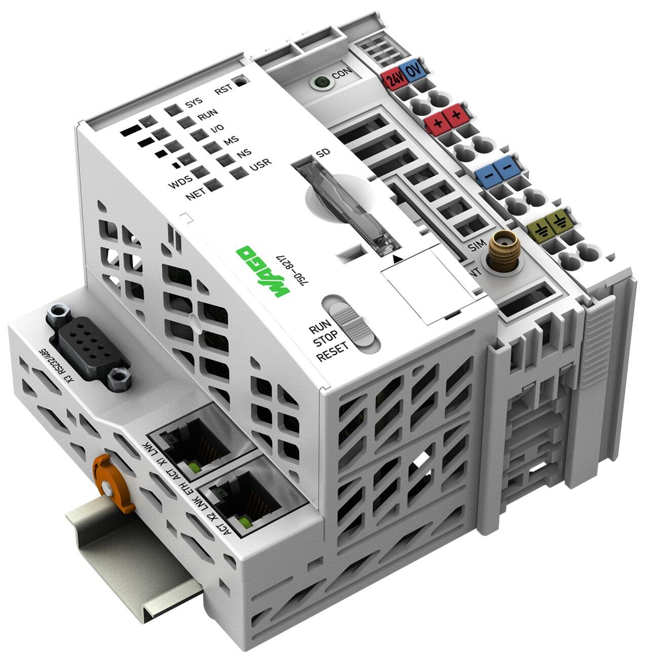 Controller PFC200; 2nd Generation; 2 x ETHERNET, RS-232/-485, Mobile Radio Module 4G; EU version