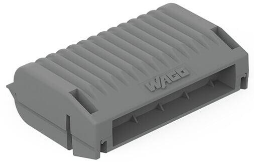 WAGO - Borne de connexion 8 entrées x0.5 transparent .gris par 10